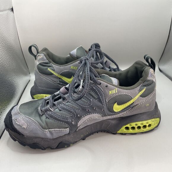 VTG 1997 OG Nike Terra Humara Womens 8 Gray Green Off Road Trial Running 605076 - Picture 11 of 11